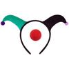 Colorful Clown Headband With Nose Set Costume Cosplay Accesories For Carnival Birthday Parties And Dress Up Event
