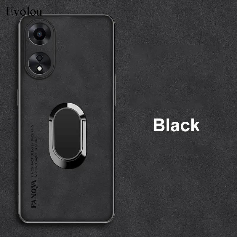 Чехол-подставка с магнитным кольцом из натуральной овчины для Realme 13 Pro Plus 14X 12 Plus 11X 14 Pro Plus, противоударный чехол с защитой объектива