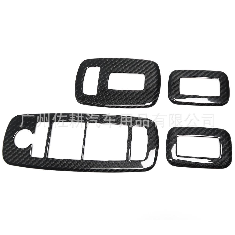 Dodge RAM TRX Carbon Fiber Window Button Frame Trim
