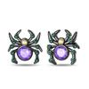 Модные серьги Весенняя серия для женщин, серебристый цвет 925, бабочка, стрекоза, цветок, форма сердца, гвоздики, тонкие ювелирные изделия, для пары