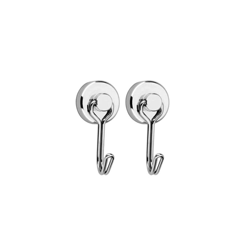 2/4/8 шт. магнитные крючки сверхпрочные магниты крючок 30 фунтов сильный неодимовый магнит с поворотными крючками для домашнего кухонного холодильника