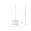 Lampa Wisząca Echo 1 E27 Wielokolorowy Lumilo 14.259.17