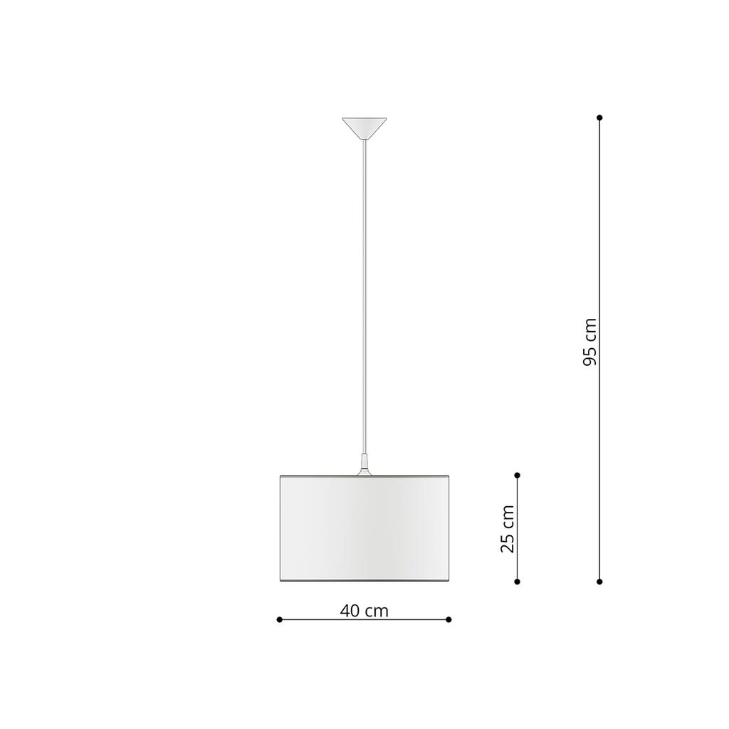 Lampa Wisząca Echo 1 E27 Wielokolorowy Lumilo 14.259.17