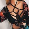 Summer Bralette Bustier Belt Lingerie Push Up Crop Top Cage Harness Sexy Bandage Bra