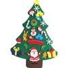 DIY Felt Christmas Tree Christmas Decoration for Home New Year Christmas Ornaments Santa Claus Xmas Kids Gifts