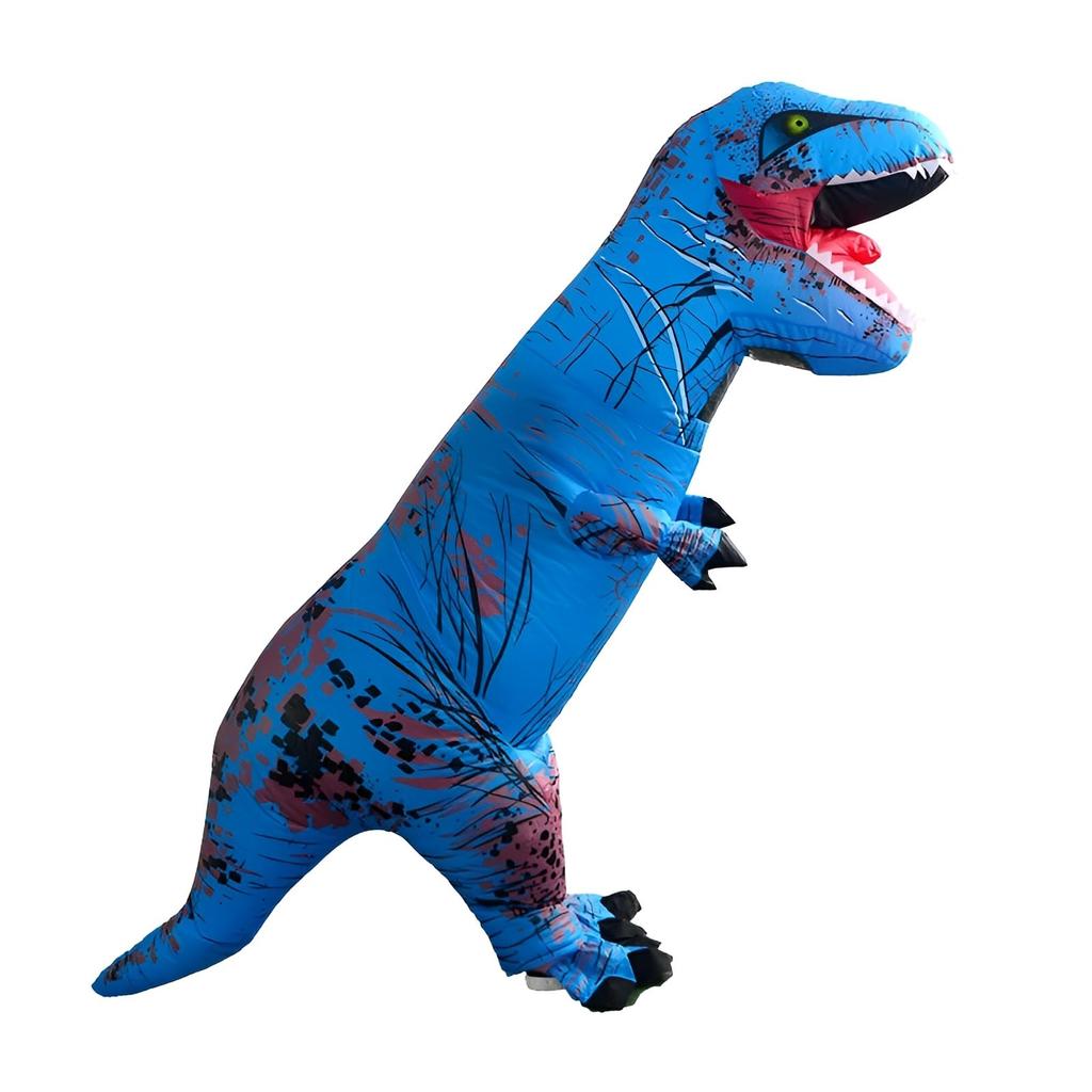 New King Tyrannosaurus Rex Cosplay Dinosaur Kigurumi with Japanese Inflatable Fun Performance Halloween Costume Costume, Instructions, Overalls,