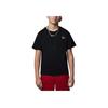 T-Shirt Round Neck Fashion Versatile Short Sleeve Kids Tops Black HF2078-011