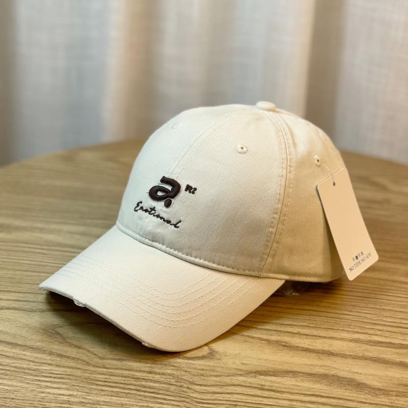 Spring And Summer Baseball Cap Women'S Embroidery Casual Versatile Face Small Sunscreen Cap Men