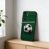 Football Soccer Ball Phone Case For Samsung Galaxy A20,21s,22,31,32,52,53,72,73,80,91 Soft Black Shell