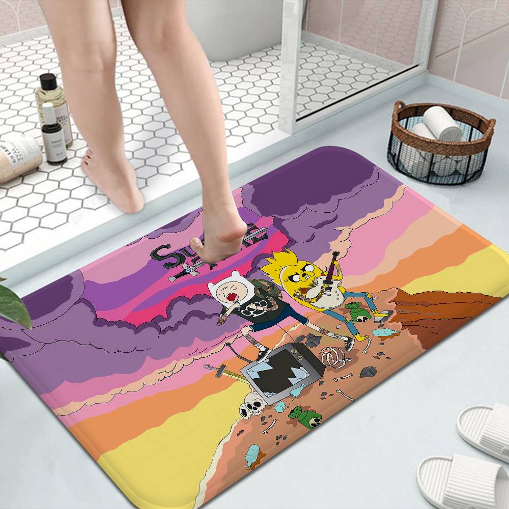Cartoon A-Adventure T-Time Room Mats Cheaper Anti-slip Modern Living Room Balcony Printed Welcome Rug