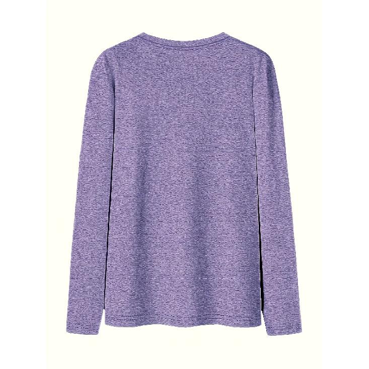 Coffee retro pattern casual round-neck women's autumn and winter long-sleeve top