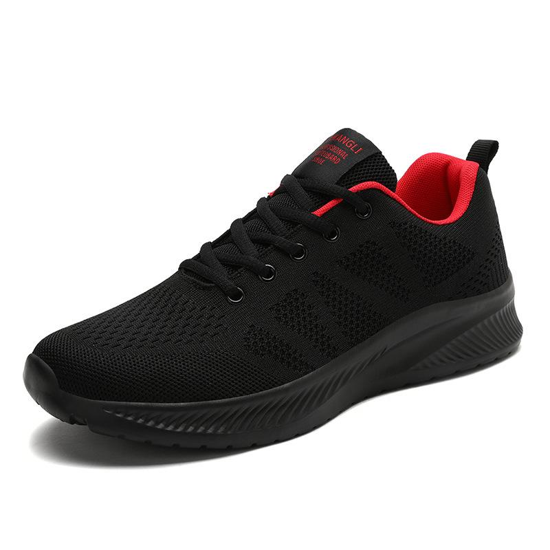 Summer new men's running shoes breathable soft sole lightweight shock-absorbing sports shoes couple shoes spot others none