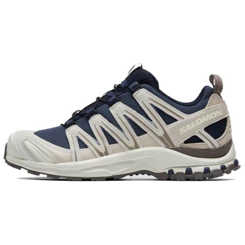 SALOMON XA PRO 3D Нескользящие Дышащие Легкие Низкие Уличные Кроссовки Унисекс Темно-Синие 477918