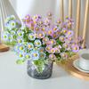 Искусственный букет весенних полевых цветов Реалистичные поддельные шелковые цветы со стеблем Домашняя вечеринка Искусственный цветок Центральная часть стола Фотоаксессуары