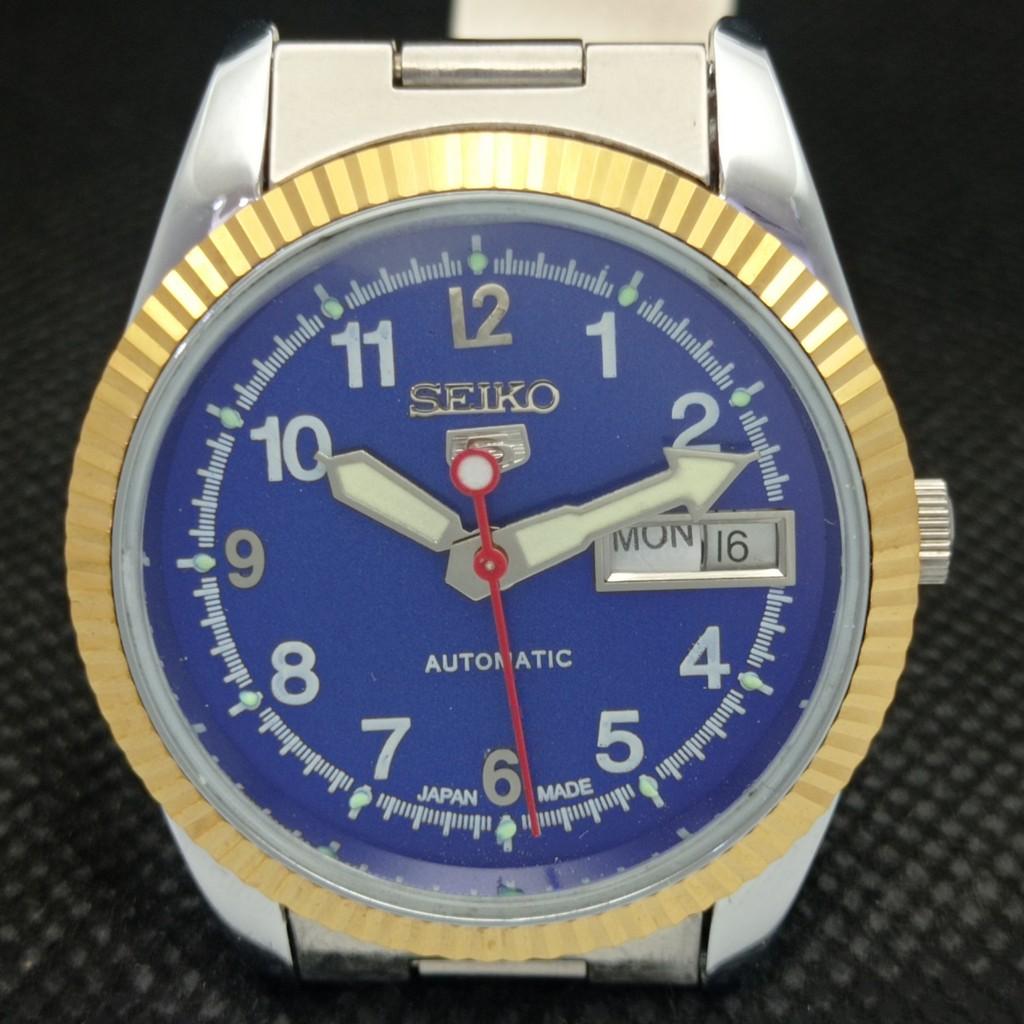 ВОССТАНОВЛЕННЫЕ SEIKO 5 PRESIDENT AUTOMATIC MENS JAPAN WATCH BACK 575a-a304836-9