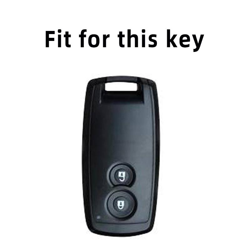 Auto Key Cover Keychain For Suzuki Swift Grand Vitara SX4 Scorss XL-7 2Buttons TPU Car Remote Key Shell Fob Cover Case Holder Protector