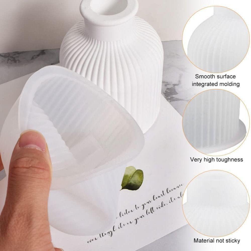 DIY Silicone Tray Mold Creative Casting Molds Non-sticky Vase Silicone Mold Kitchen Organizer