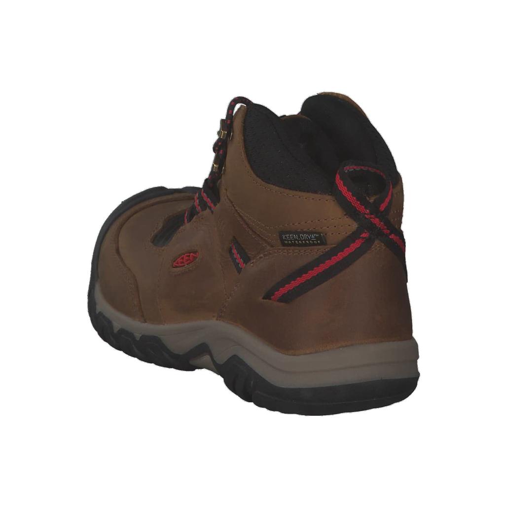 KEEN Kids Trekking Shoes RIDGE FLEX MID WP Ridge Flex Mid Waterproof CARPET Cm (15.0-19.5cm) BISON/RED 16.0