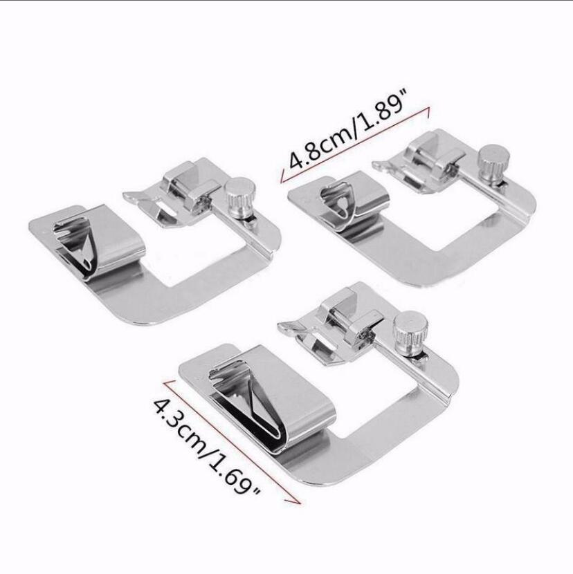 Multifunction Beading Sewing Machine Parts Tools Sewing Machine Curling Hemming Presser Foot