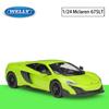 Welly 1:24 масштаба McLaren 675LT модель автомобиля из сплава, литье под давлением, металлические игрушечные автомобили, модель автомобиля, высокая имитация, коллекция, детские подарки