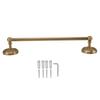 All Copper Bathroom Towel Bar European Style Wall Mounted Towel Rack for Bathroom 41cm Antique