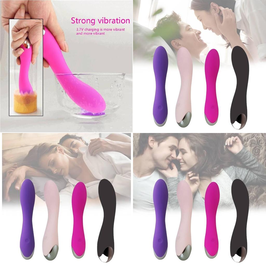 Fingerprint Vibration Massager For Women 20 Modes Silicone Quiet Adult Toy