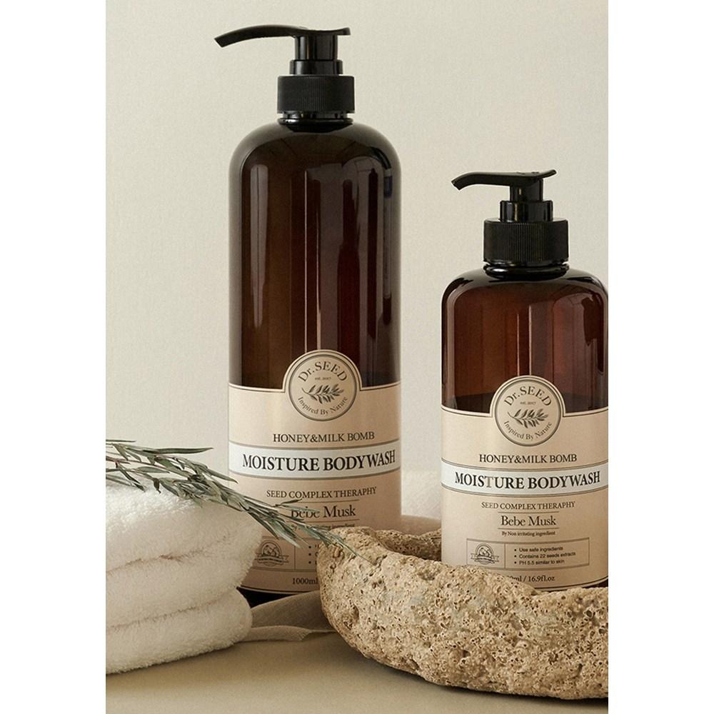 Доктор. Seed Super Seed Balm Шампунь 1 л + гель для душа 1 л Набор Bebe Musk Fragrance, 1000 мл, 1 набор