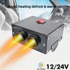 Truck 12v Car Heater Winter Electric Vehicle Defrost 500w24v Electric Heater Defogging