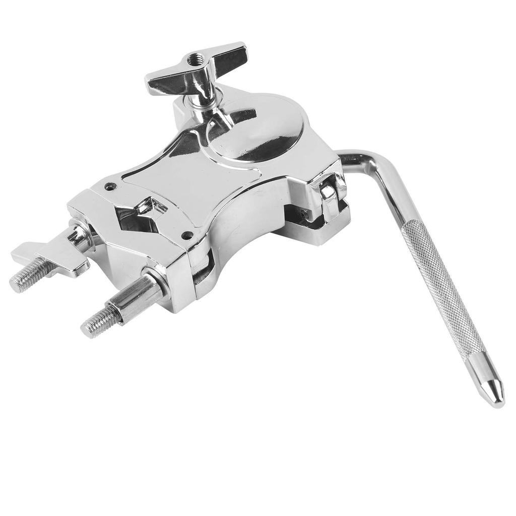 Drum Clamp Zinc Alloy Cowbell Holder Drum Stand Extension Clip Connecting Bracket Clamp