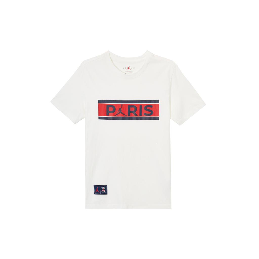 Jordan Wordmark Short Sleeved T Shirts Men's White DB6511-100