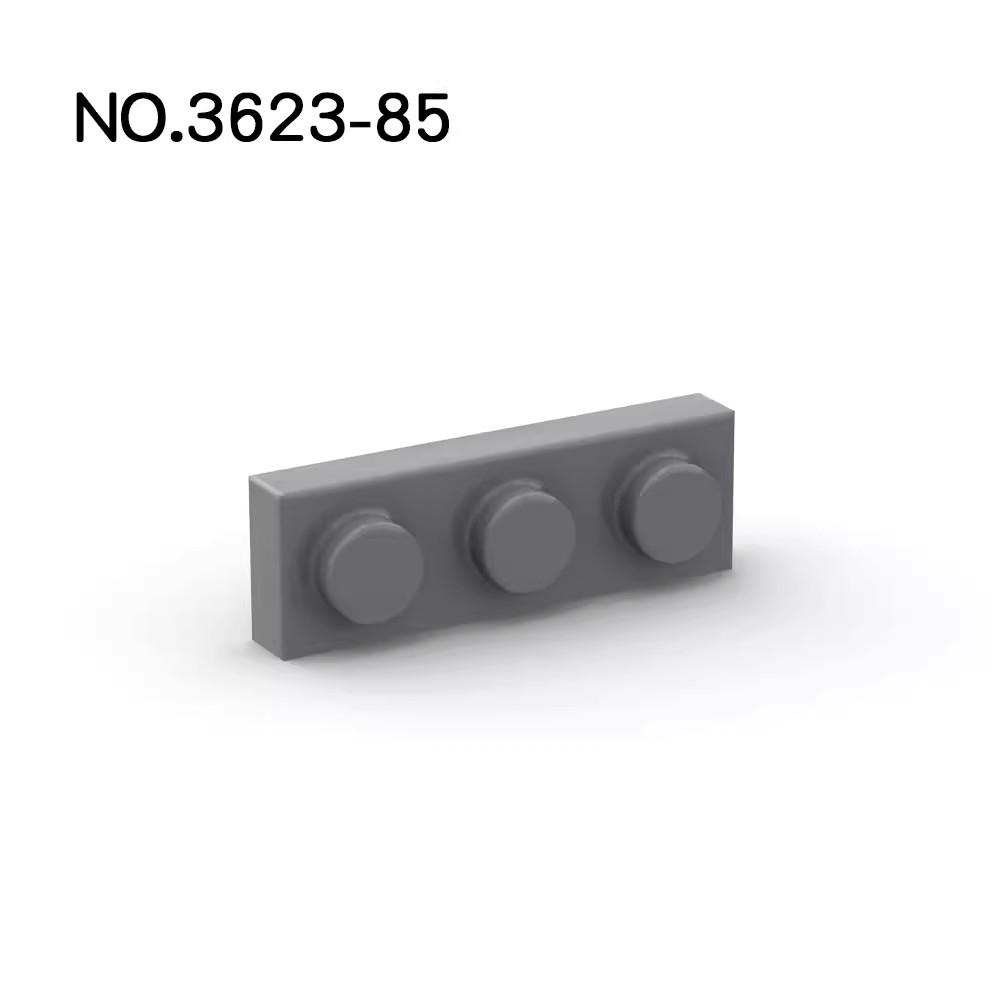 20 шт. Совместимые с MOC Детали для сборки 3623 Пластина 1x3 для деталей конструктора DIY История Образовательные Подарочные Игрушки