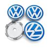 VFHJQ1 Car Wheel Center 4PCS 60MM Cap Hub Covers Badge for Volkswagen VW Polo Golf-4 5 6 7 MK5 CC Tiguan Passat MK6 MK7 Accessories