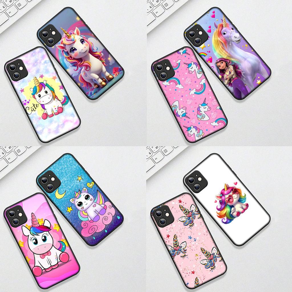 Protective Cover for Motorola Moto Edge 70 60 Fusion NEO Pro G56 G96 G04 G05 20 G Stylus Casing Phone Case Unicorn Cartoon