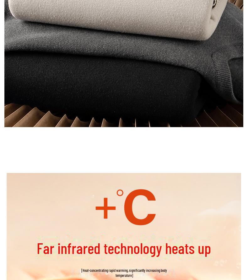 Мужской бархатный свитер с V-образным вырезом: Теплый, утолщенный трикотаж для осени/зимы 2025 г.