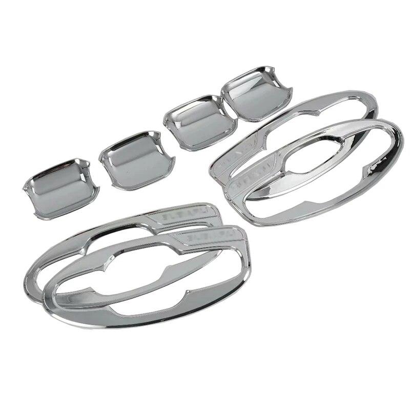 ABS хромированная дверная ручка, накладки, украшение для Subaru Forester SK 2018, автомобильные внешние аксессуары пятого поколения