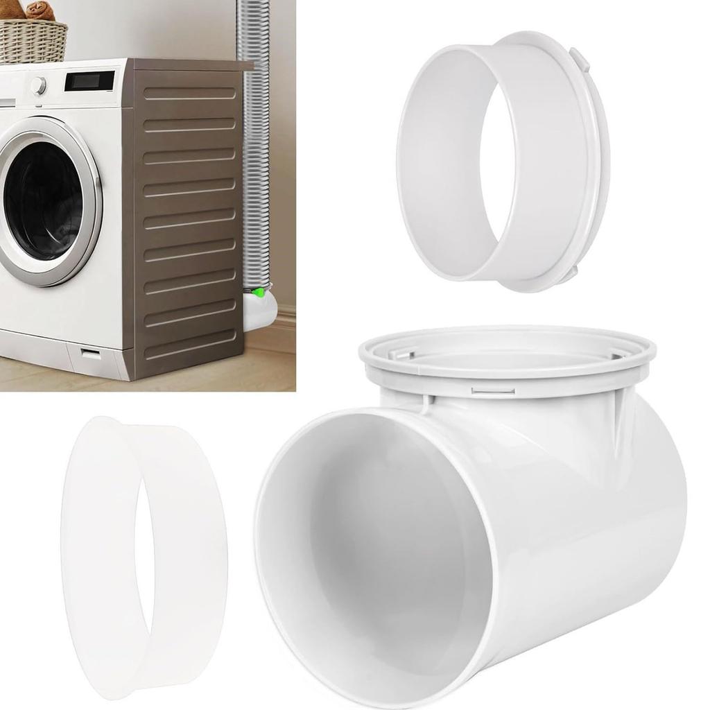 Комплект для подключения вентиляционного отверстия сушилки Соединитель для сушильной машины 90 градусов Вентиляционный шланг для сушилки Соединитель для сушилки под давлением Простая установка