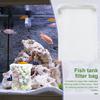 2Pcs Aquarium Filter Media Bags Fish Tank Filter Mesh Bag with Zipper for Activated Carbon Bio Filter Balls Ceramic Rings