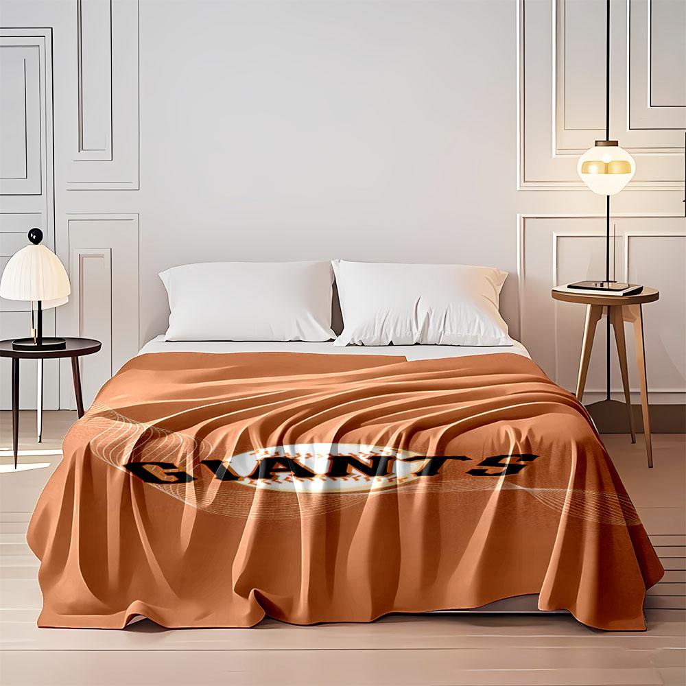 "Giants Baseball Logo Blanket" print blanket soft and cozy perfect for the living room bed sofa or a nap,gift