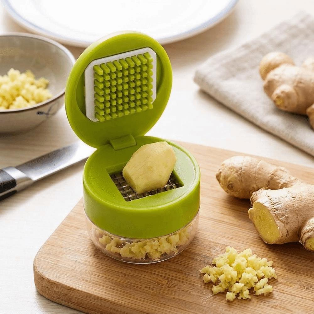 with Storage Case Mini Garlic Press Manual Garlic Chopper Garlic Masher Ginger Masher Home Use