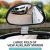 Wide-angle Expanded Car Mirror Vision Auxiliary Blind Spot Mirror Rear View Mirror  Driving Safety