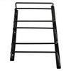 Dianoo 18cm Black Wine Glass Rack, Under Cabinet Hanging Stemware Holder for Bar Dining Room, 3 Rows