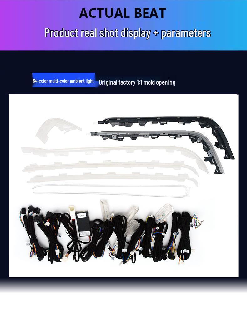 Mercedes-Benz GLB Ambient LED Light Upgrade - 64-Color Interior Lighting