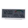 62KD Large LCD Screen Wall Mounted Clock with Date And Weather Data Battery Operated