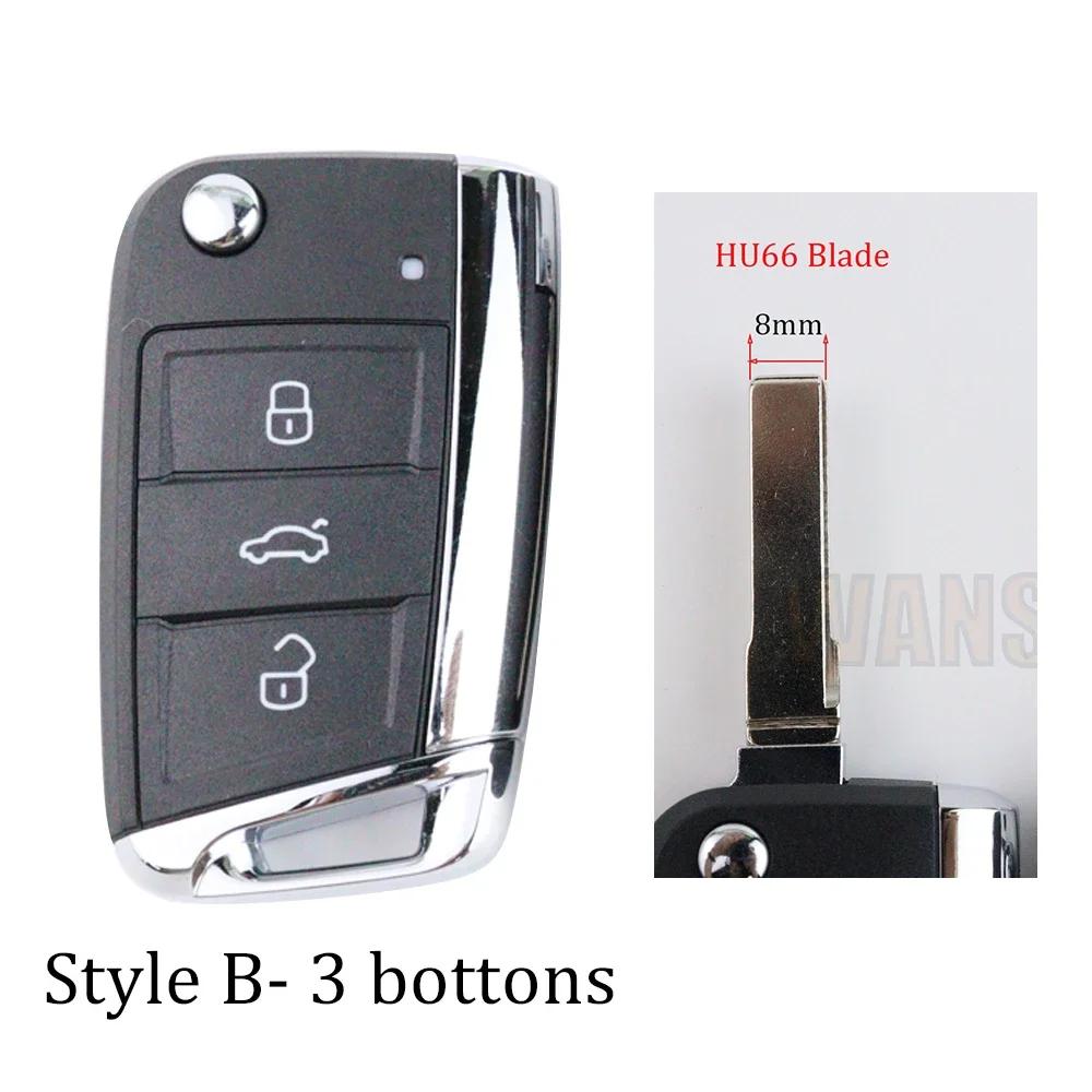 Для Volkswagen Vw Golf 7 4 5 Mk7 Mk4 6 Tiguan Gti Для Skoda Octavia A7 Для Seat Leon Ibiza Altea Корпус Чехол Оболочка Брелок Автомобильного Ключа