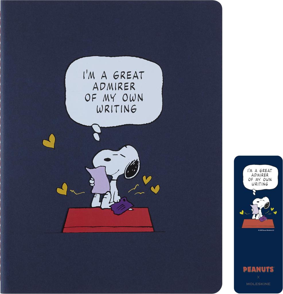 Набор из 3 блокнотов Moleskine Peanuts Cahier, формат XL (19см x 25см) LEPECH41ACBND