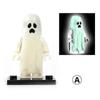 Building Blocks Luminous Smiling & Crying Ghost Model Action Figures Small Bricks