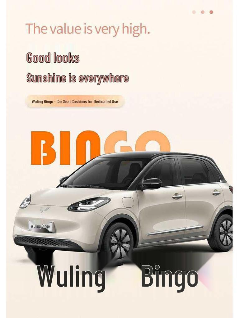 Wuling Bingo Car Seat Cushion & Cover - Full Coverage for 25 Models, All-Season Interior Decoration