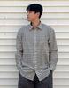 Рубашка в клетку из жатой ткани GIORDANO 045514 [8 Цветов] (Тип B)