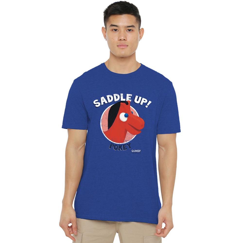 Gumby Unisex Adult Saddle Up Heather T-Shirt