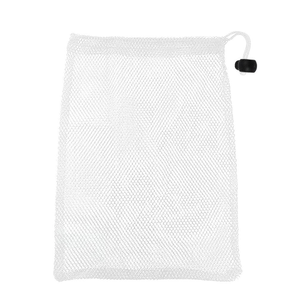 Durable Home Nylon Stuff Sack Mesh Drawstring Bag Laundry Bag Storage Bag